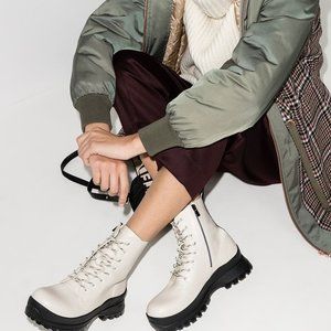 Stella McCartney lace-up ridged sole boots